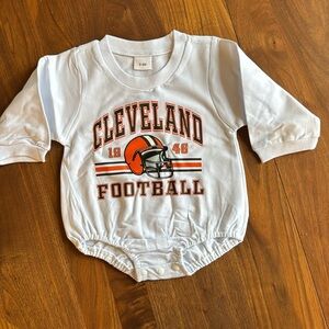 Cleveland Football onesie